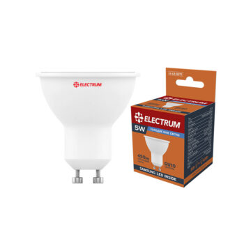 Лампа світлодіодна MR-16 LR-10 5Вт GU10 4000K алюм. корпус – A-LR-0071