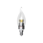 Лампа світлодіодна ELECTRUM LC-30 5Вт E14 4000K свічка на вітрі – A-LC-0027