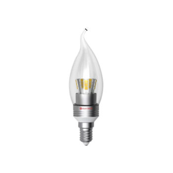 Лампа світлодіодна ELECTRUM LC-30 5Вт E14 4000K свічка на вітрі – A-LC-0027