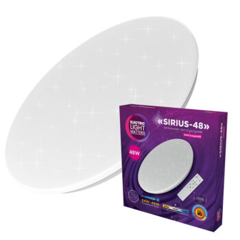 Світильник світлодіодний накладний ELM Sirius-48 48W 3000-6500К IP20 білий – 26-0075