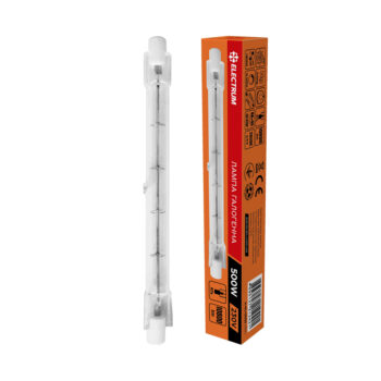 Лампа лінійна галогенна ELECTRUM 117.6 mm 500W 230V R7s – A-HL-0060