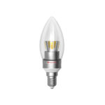 Лампа світлодіодна свічка ELECTRUM LC-30 5W E14 2700K алюмопластиковий корпус – A-LC-0024