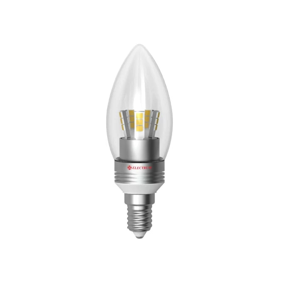 Лампа світлодіодна свічка ELECTRUM LC-30 5W E14 2700K алюмопластиковий корпус – A-LC-0024
