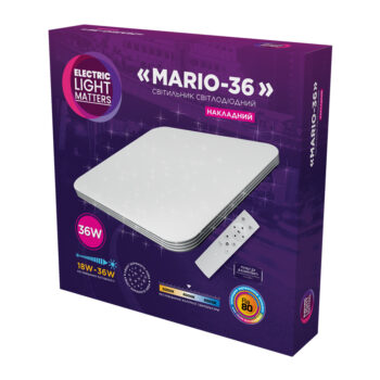 Світильник світлодіодний накладний ELM Mario-36 36W 3000-6500К IP20 білий – 26-0107