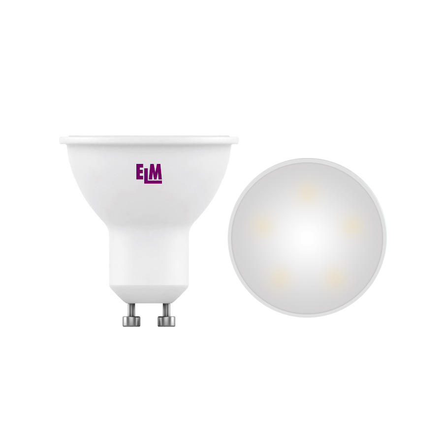 Лампа світлодіодна MR16 PA10S 8W GU10 4000K алюмопласт. корп. 18-0192