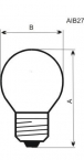 Лампа куля 60W E27 – A-IB-0034