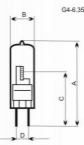 Лампа галогенна капсульна 10W G4 – A-HC-0114