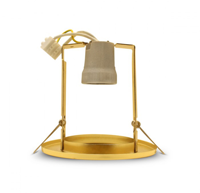 Світильник точ. неповоротний El R80S золото B-IS-0427