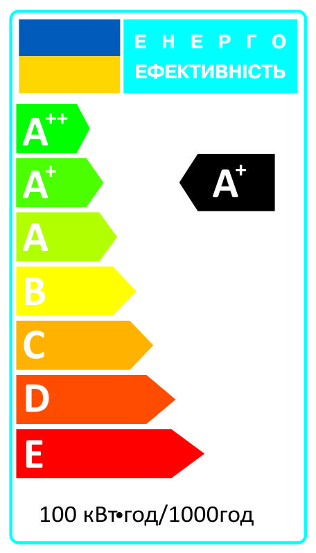 Лампа світлодіодна промислова LP-100F 100W E40 6500K алюмопластиковий корп. A-LP-1982