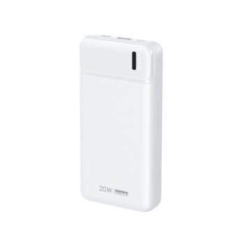 УМБ Повербанк (Powerbank) Remax Pure Series 20Вт + 18Вт PD+QC 20000 мАг Білий (RPP-288)