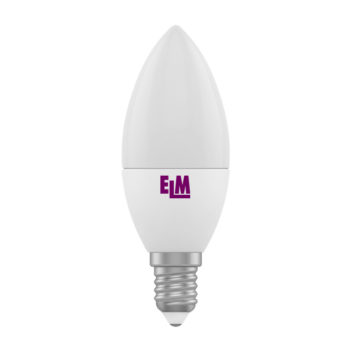 Лампа світлодіодна свічка PA11 4W E14 4000K алюмопластиковий корп.  18-0017