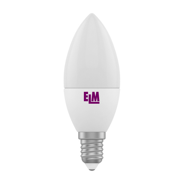 Лампа світлодіодна свічка PA11 4W E14 4000K алюмопластиковий корп. 18-0017