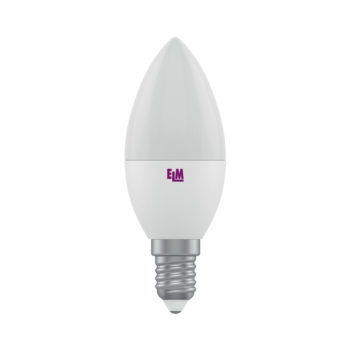 Лампа світлодіодна свічка PA10L 5W E14 3000K алюмопластиковий корп. 18-0068