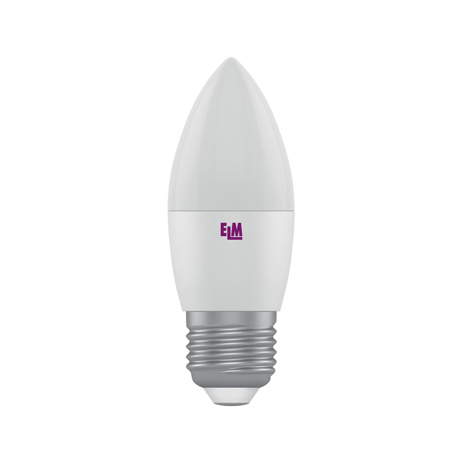 Лампа світлодіодна свічка PA10L 5W E27 3000K алюмопластиковий корп. 18-0070