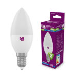 Лампа світлодіодна свічка PA10 4W E14 4000K алюмопластиковый корп. 18-0077