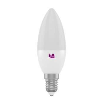 Лампа світлодіодна свічка PA10L 7W E14 4000K алюмопласт. корп. 18-0110