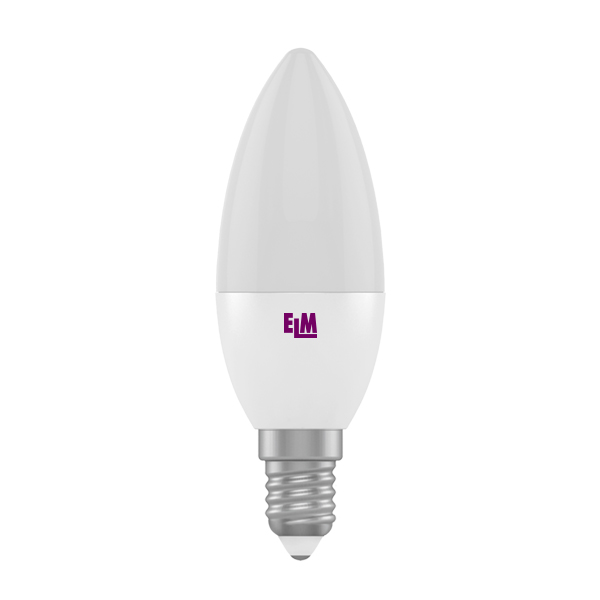 Лампа світлодіодна свічка PA10L 7W E14 3000K алюмопластиковый корп. 18-0109