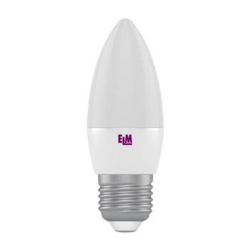 Лампа світлодіодна свічка PA10L 7W E27 4000K алюмопласт. корп. 18-0112