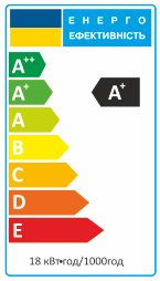 Лампа світлодіодна трубчата GP-10 18W G13 4000K скло 19-0008