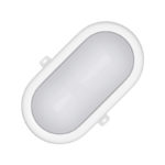 Світильник світлодіодний пиловологозахищений Oval M-12 12W 6500К білий 26-0026