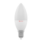 Лампа світлодіодна свічка LC-4 4W E14 4000K алюмопластиковый корп. A-LC-0287