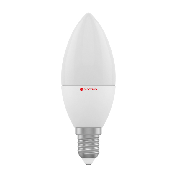 Лампа світлодіодна свічка LC-4 4W E14 4000K алюмопластиковый корп. A-LC-0287