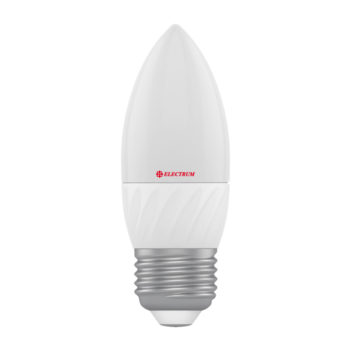 Лампа світлодіодна свічка LC-10 4W E27 4000K алюмопластиковий корп.  A-LC-0528