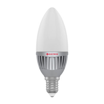 Лампа світлодіодна свічка LC-11 5W E14 4000K алюм. корп.  – A-LC-0663