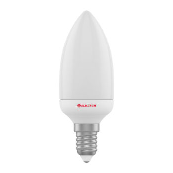 Лампа світлодіодна свічка LC-5 4W E14 4000K алюмопластиковий корп.  A-LC-1804