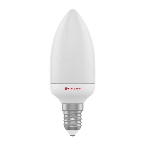 Лампа світлодіодна свічка LC-5 4W E14 4000K алюмопластиковий корп. A-LC-1804