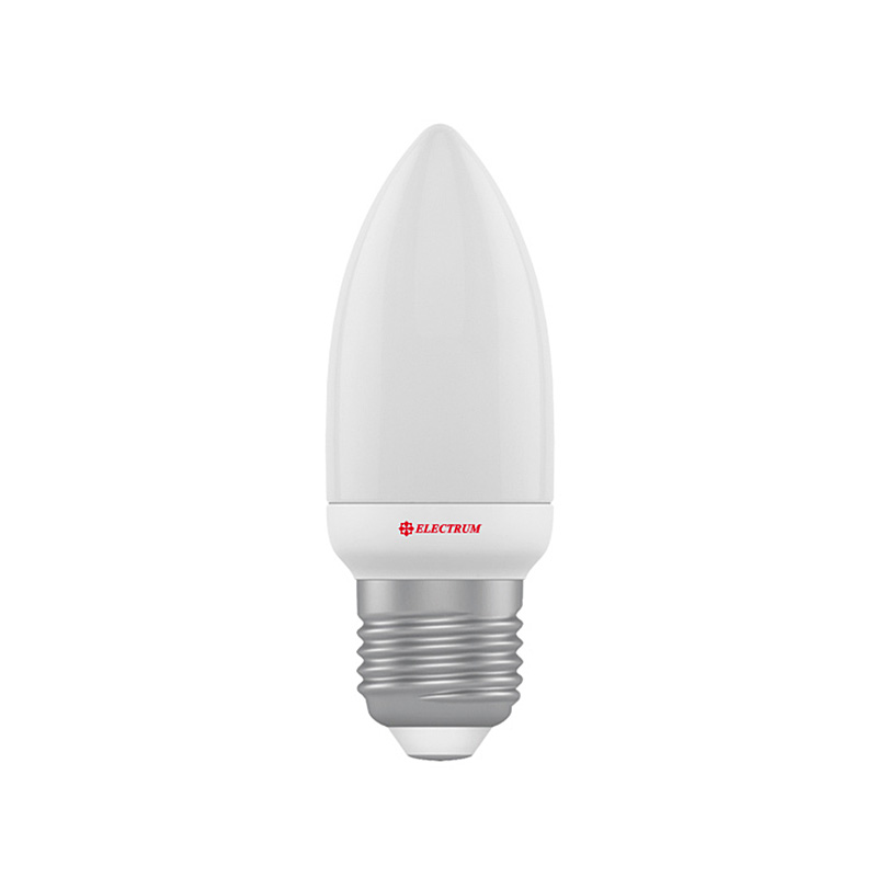 Лампа світлодіодна свічка LC-5 4W E27 4000K алюмопластиковий корп. A-LC-1806