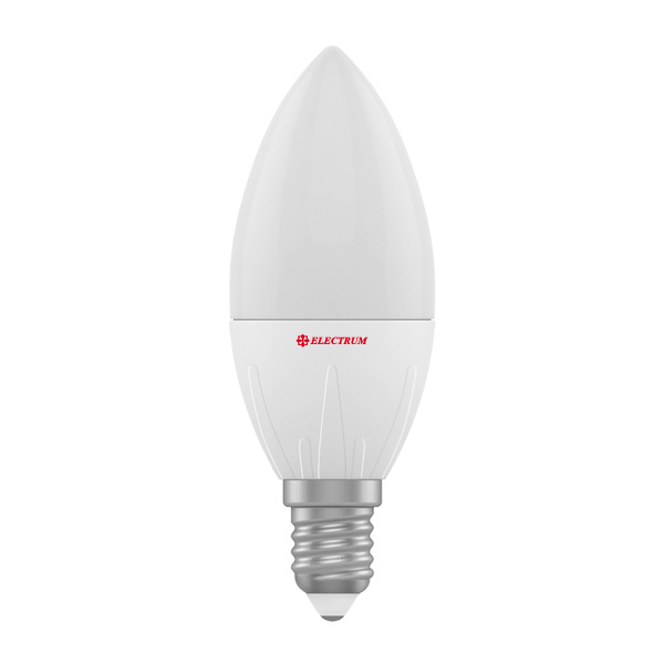 Лампа світлодіодна свічка LC-9 6W E14 4000K алюмопластиковий корп. A-LC-1835