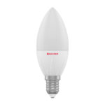Лампа світлодіодна свічка LC-9 6W E14 2700K алюмопластиковий корп. A-LC-1834