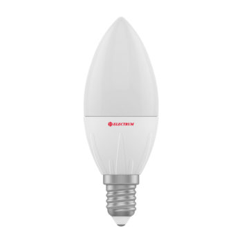 Лампа світлодіодна свічка LC-9 6W E14 4000K алюмопластиковий корп. A-LC-1835