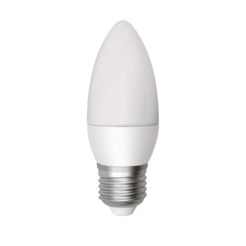 Лампа світлодіодна свічка LC-9 6W E27 2700K алюмопластиковий корп. A-LC-1836