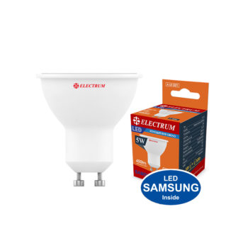 Лампа світлодіодна MR-16 LR-10 5W GU10 4000K алюмопл. корп. A-LR-0071