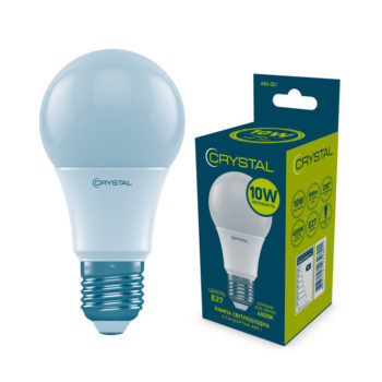 Лампа світлодіодна стандартна A60 10W E27 4000K 175-250V алюмопл. корп. A60-001