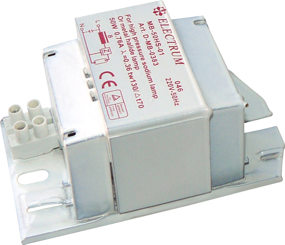 Балласт електромагнітний для натрієвої ЛВТ 250W – D-MB-1018
