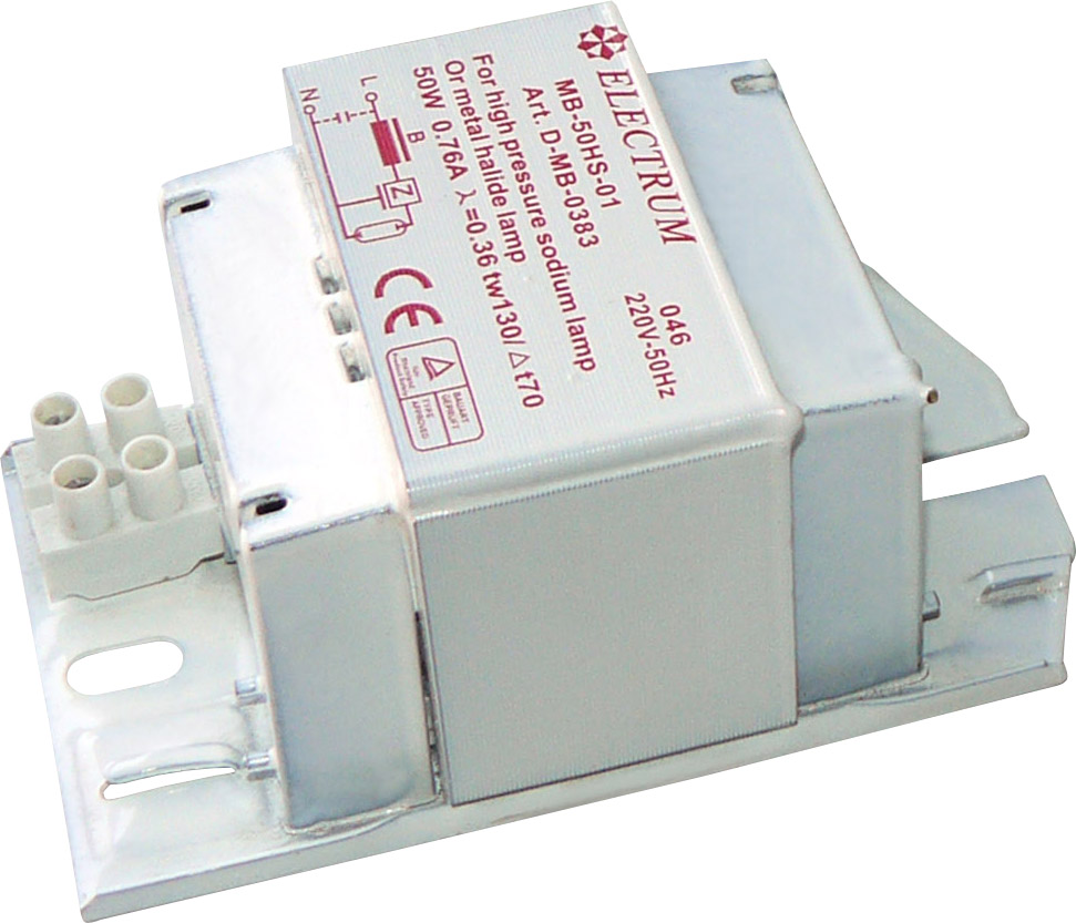 Балласт електромагнітний для натрієвої ЛВТ 100W – D-MB-1016