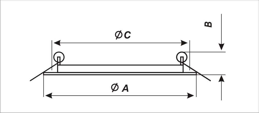 Світильник вбудований світлодіодний Quadro-4 4W 2700К квадр. B-LD-0447
