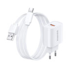 Зарядний пристрій Remax Kiddy Series 18W з кабелем Type-C White (RP-U119)