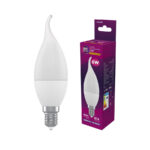 Лампа світлодіодна ELM PA11S 6W E14 3000K свічка на вітрі – 18-0201