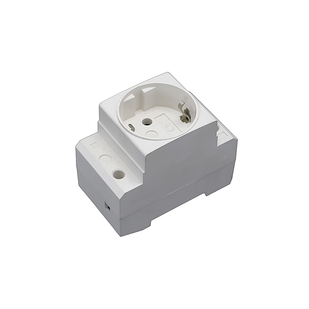 Розетка ELM SO-10E-DIN з заземленням для DIN рейки – 41-0023