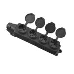 Розетковий модуль ELM SMR-40EC на 4 розетки з захисними кришками – 41-0041