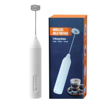 Спінювач / капучинатор iKOS для молока з акумулятором Білий – 0023-DAH