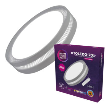 Світильник світлодіодний накладний ELM TOLEDO 70W 3000-6500К IP20 Білий (26-0135)