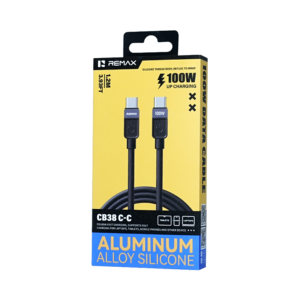 Дата-кабель REMAX Photon Series 100W Type-C-Type-C 1.2 м – CB38-CC